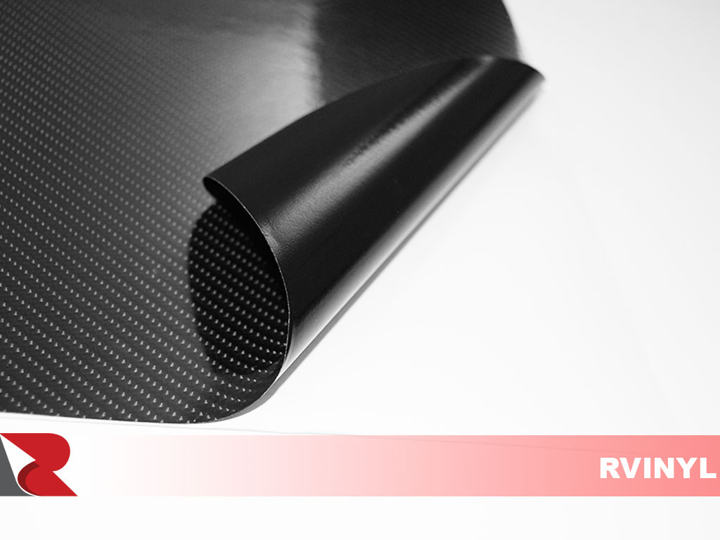 Black 5D Flexible Carbon Fiber Vinyl Film Wrap