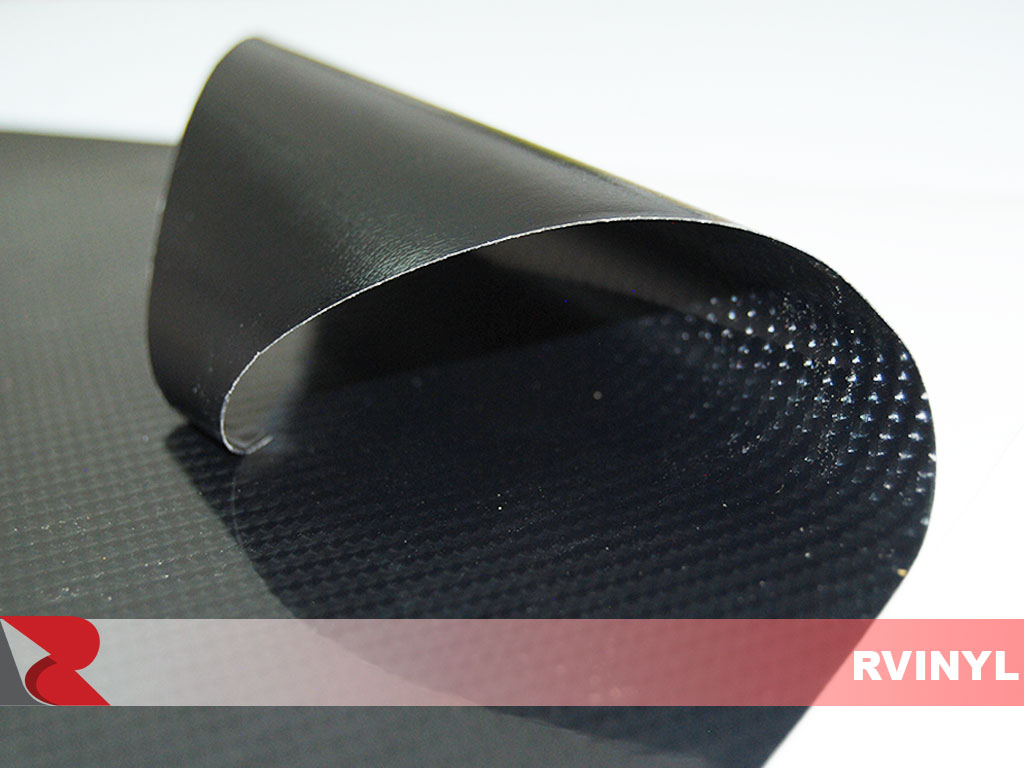 Black 5D Carbon Fiber Vinyl Wrap With Air Egress