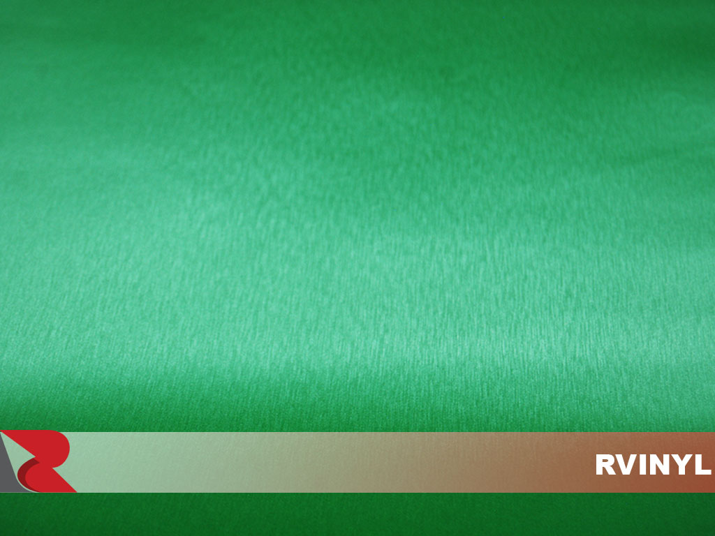 Rvinyl Green Brushed Aluminum Vinyl