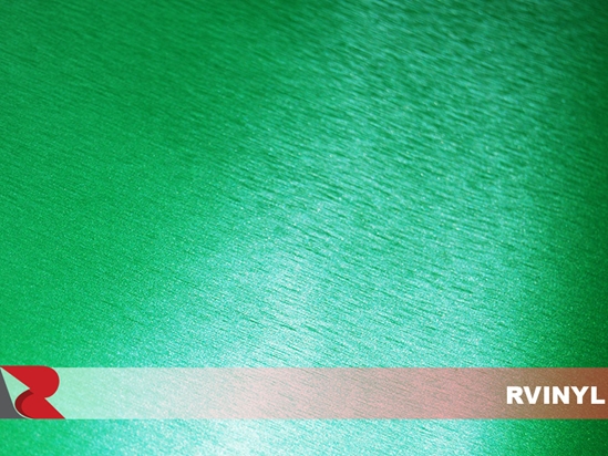 Rwraps Green Brushed Aluminum Sheet