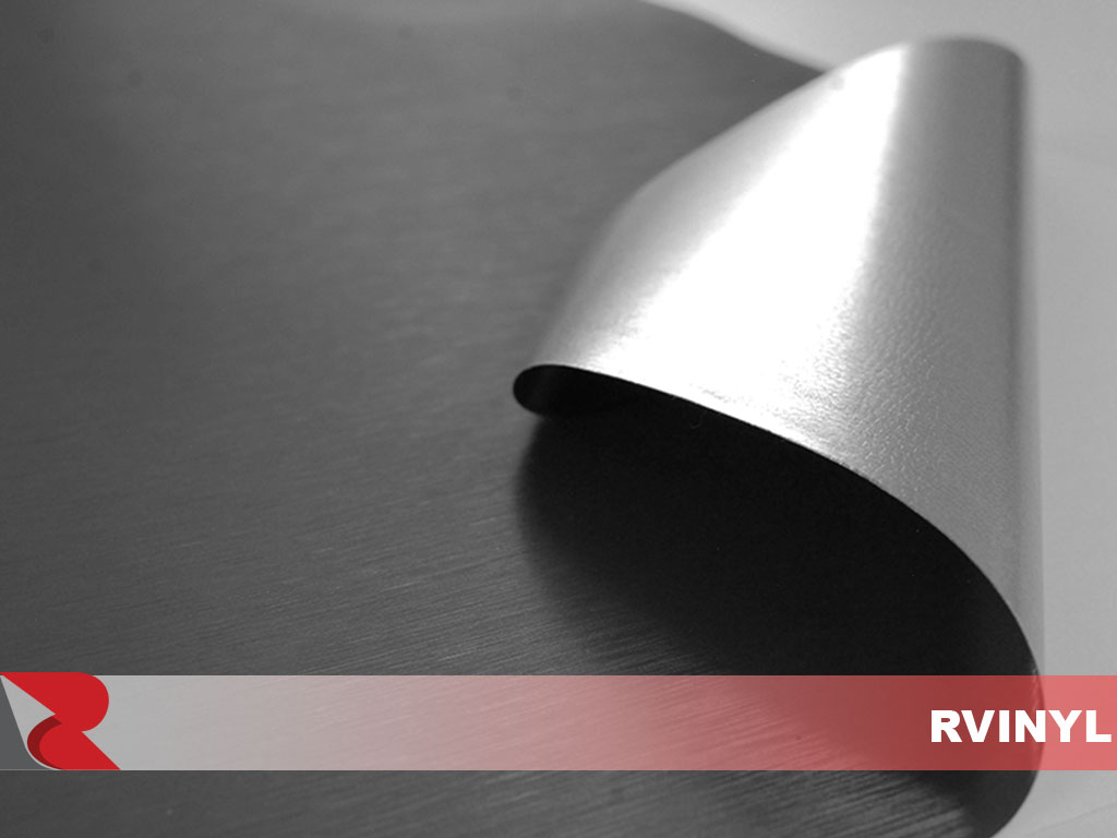 Rvinyl Gunmetal Brushed Aluminum Vinyl