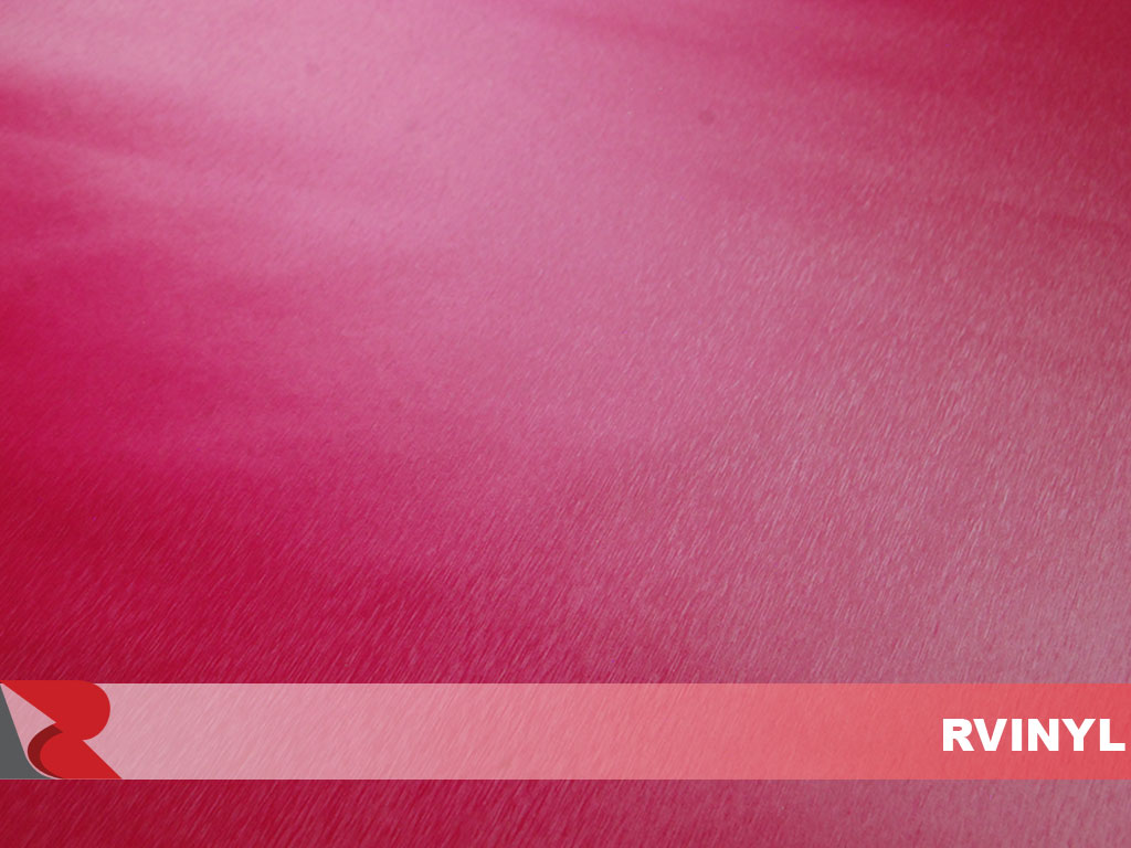 Pink Brushed Aluminum Vinyl Film