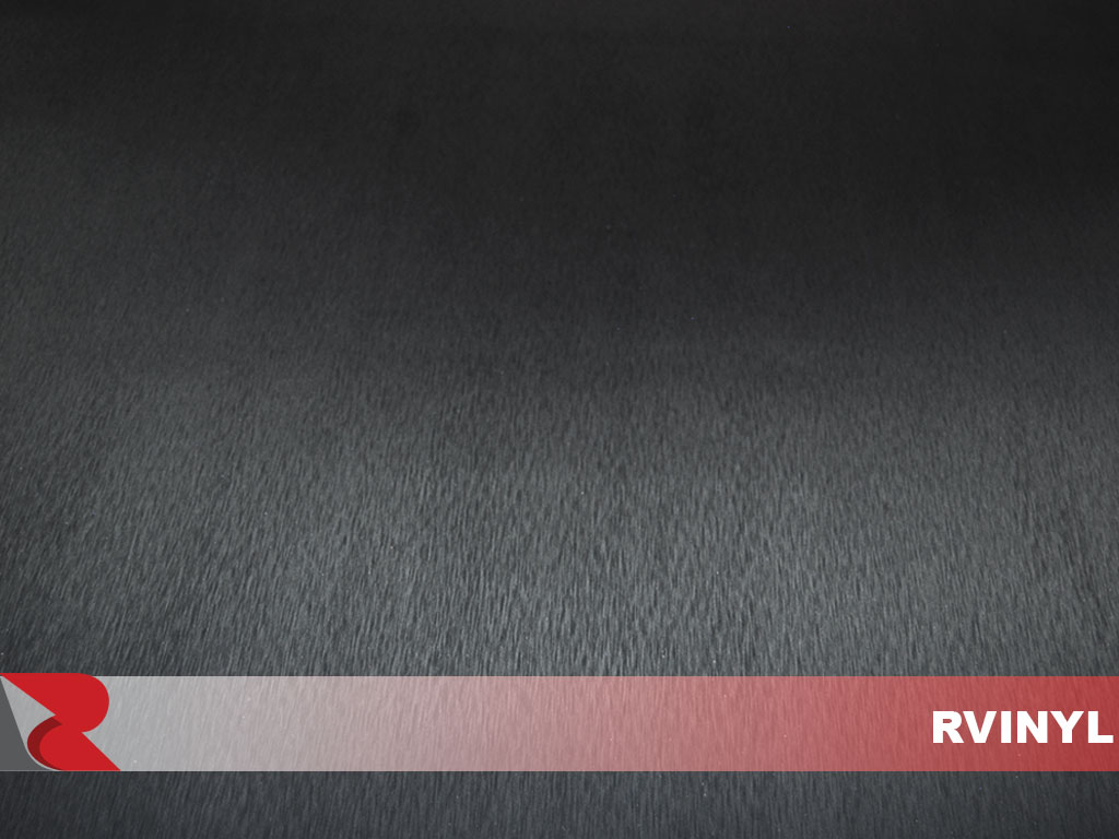 Rvinyl Black Brushed Aluminum Vinyl